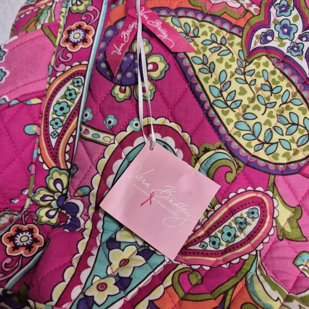 VERA BRADLEY Make A Change Baby Diaper Bag PINK SWIRLS NWT